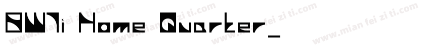 BW7i Home Quarter字体转换